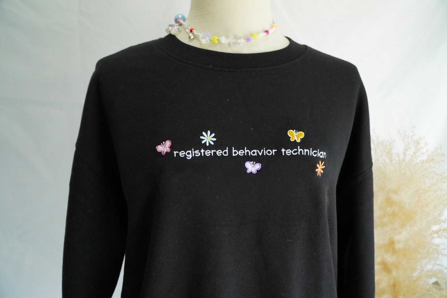 Embroidered Custom RBT Sweatshirt, Registered Behaviour Technician Shirt, ABA Therapist Hoodie, Behavior Analyst Shirt, Speech Therapy Sweater