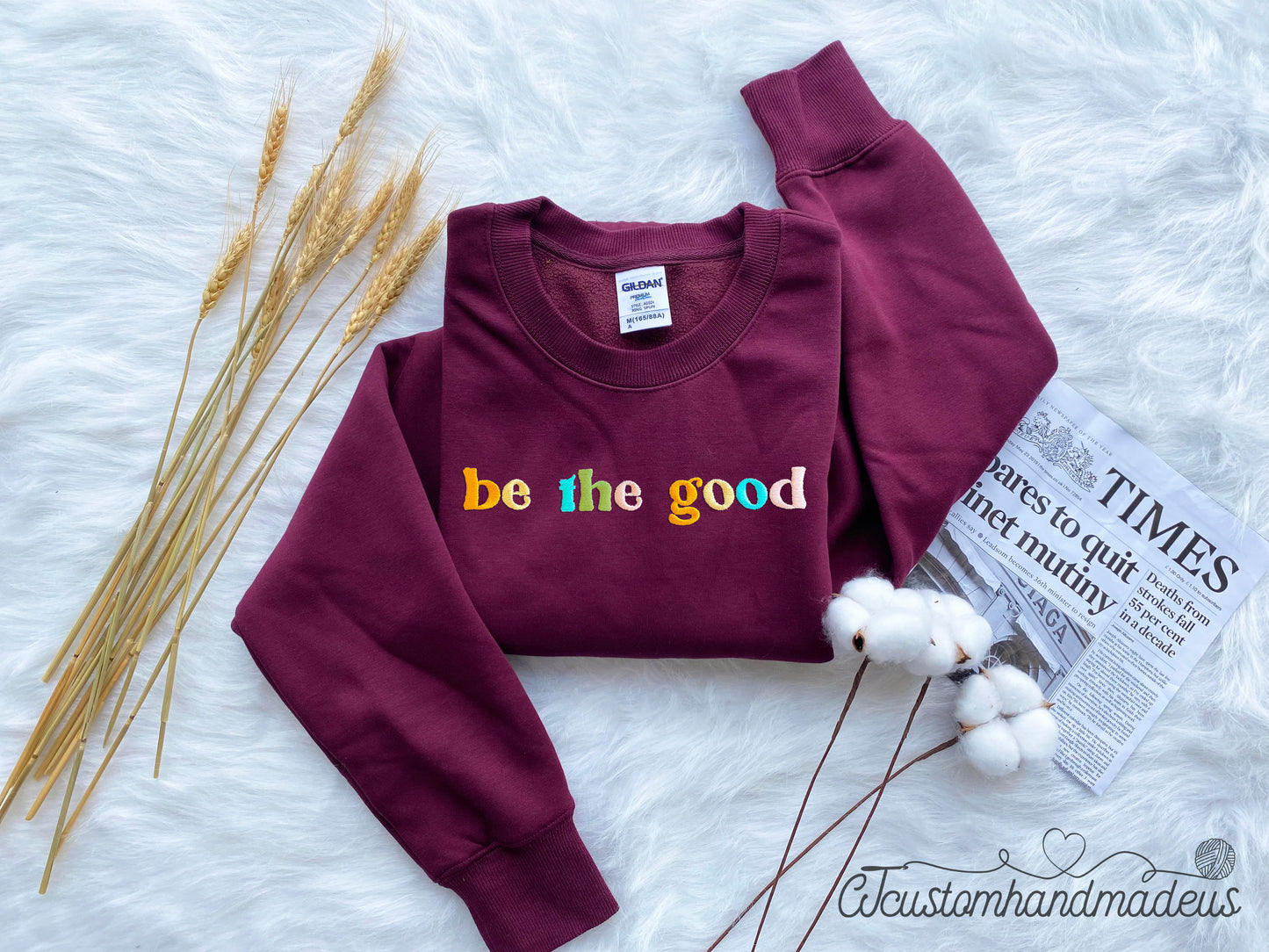 Be The Good Embroidered Sweatshirt